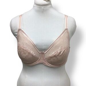 Wacoal Women’s Net Effect Underwire Bra, Rose Dust, size 34DD